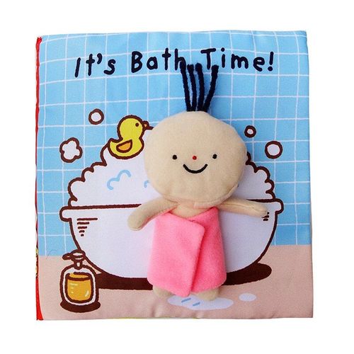 Livre En Tissu Doux Pour Bébé, Jouet, Premier Livre Interactif Pour Enfant, Développement Cognitif Précoce, Éducation, Salle De Bain, Livre Silencieux