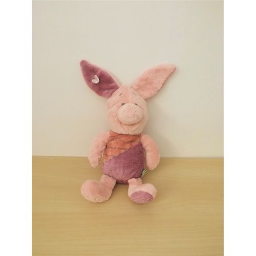Doudou Peluche Cochon Porcinet Rose Violet Ami De Winnie Disney