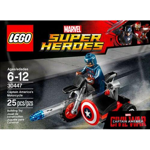 Lego Marvel Super Heroes / Captain America Civil War #30447 - Captain America's Motorcycle