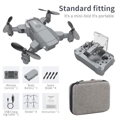 Mini Drone Pliant De Photographie Aérienne, 1 Pièce, Quadrirotor, Nouvel Avion 4k 2021, Caméra De Contrôle Pixel, Longue Endurance, Télécommande-Générique