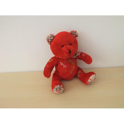 Doudou Peluche Ours Rouge Ines De La Fressange 2006 Nocibé