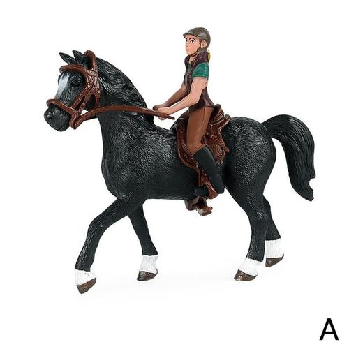 Figurines de cheval cavalier équestre, figurines d'action et