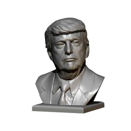 Kits De Buste En Résine, Modèle De Figurines Donald Trummm, Décoration De Modèle Non Peinte Auto-Assemblée, H55 Mm