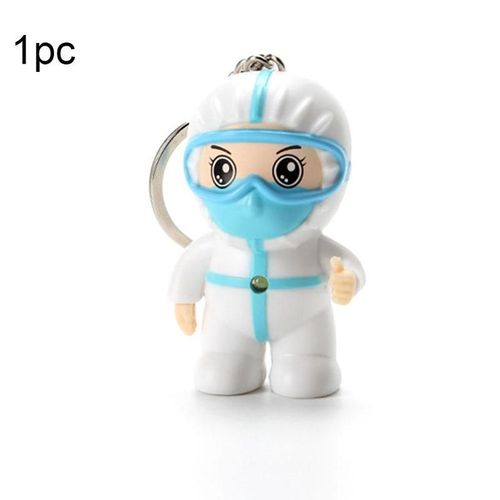 Porte-Clés Ange Blanc, Dessin Animé Infirmière, Pendentif Avec Crochet, Musique I-Love-U, Cadeau De Thanksgiving, Jouet