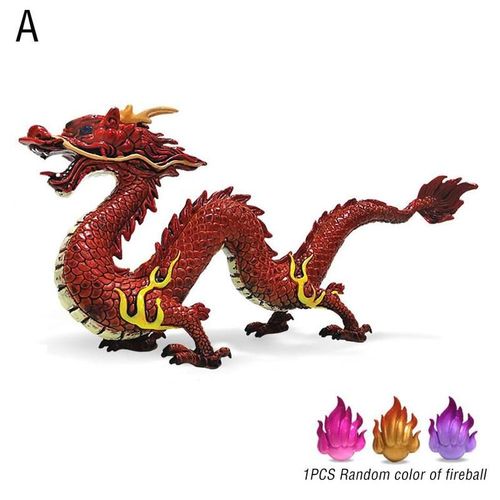 Simulation De Dragon, Ornement Pour La Maison, Cadeaux Pour Enfants, Animaux Chinois, Modèle Mystique V3x7