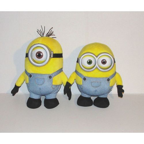 Peluche Moi Moche Et Mechant - Doudou Minion Lot 2 Peluches Despicable Me Universal