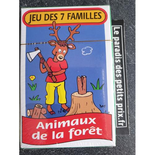 Jeu Des 7 Familles ,Jeu De Cartes 7 Familles 42 Cartes " Animaux De La Forêt "