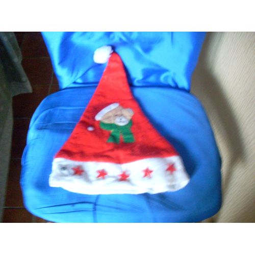 Bonnet De Père Noël Enfant Lumineux.