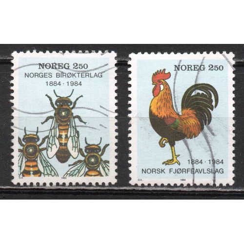 Timbres-Poste De Norvège