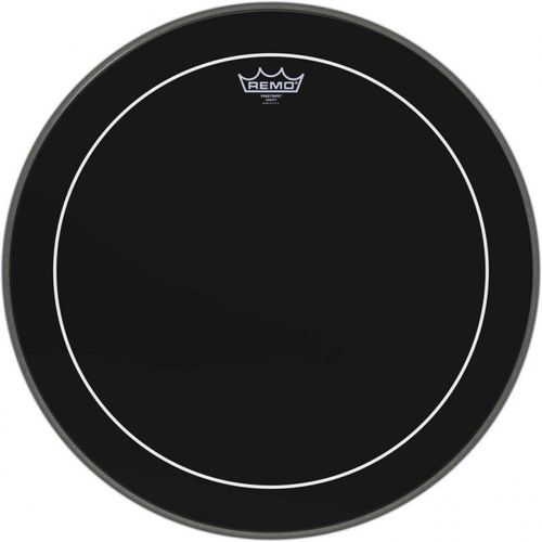 Remo Es-1620-Ps - Peau Ebony Pinstripe 20" Pour Grosse Caisse