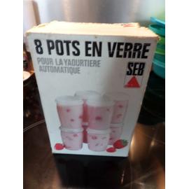 Seb Lot de 8 pots pour yaourtière seb - 989641 