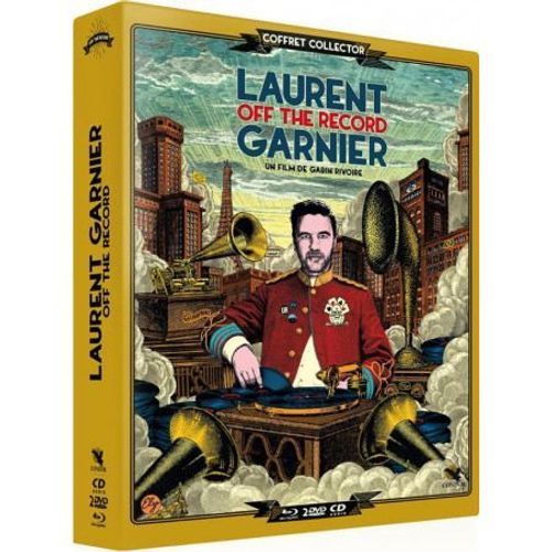 Laurent Garnier : Off The Record - Coffret Collector - Blu-Ray + 2 Dvd + Cd-Audio