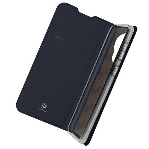 Housse Nokia 1.4 Porte-Carte Dux Ducis Fonction Support Bleu Nuit