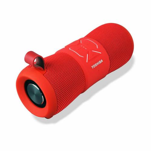 Enceinte bluetooth nomade et étanche - Toshiba - rouge