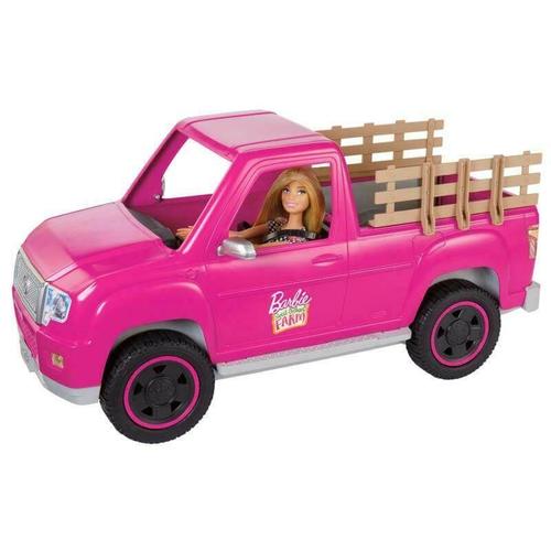 Barbie - Pick-Up De La Ferme Avec Accessoires (+1 Poupée)