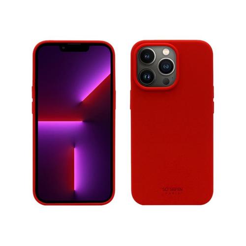 So Seven Recycle Smoothie - Coque De Protection Pour Téléphone Portable - Silicone - Rouge - Pour Apple Iphone 13 Pro