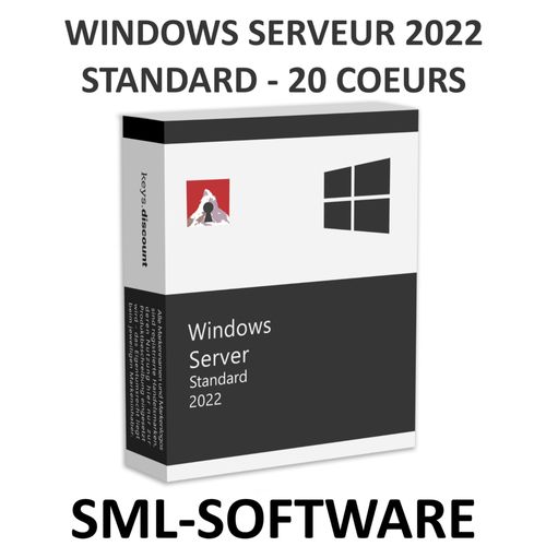 Windows Serveur Standard 2022 - 20 Coeurs