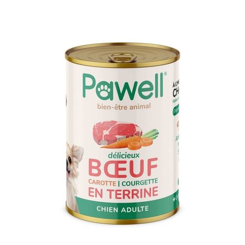 Pâtée Au Cbd Pour Chien Au Boeuf