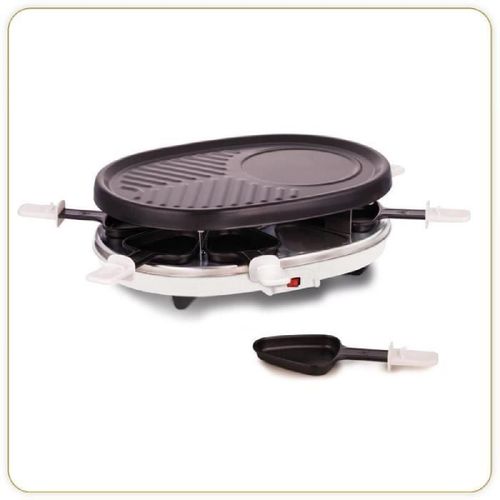 Little Balance Cheese & Grill Party - Raclette/grill/crêpière - 900 Watt - blanc