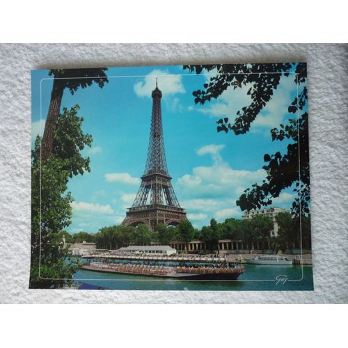 24x30 La Seine Et La Tour Eiffel - Edition Guy - Production Leconte
