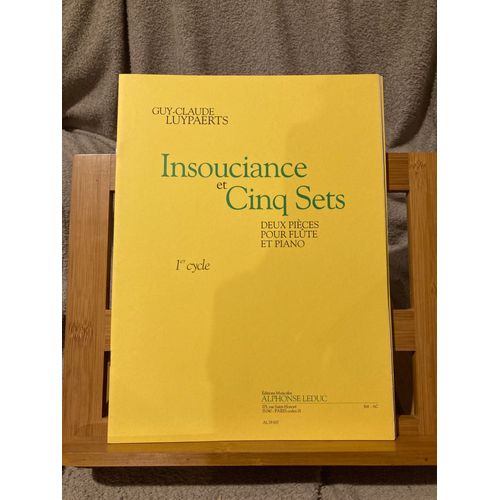Guy-Claude Luypaerts Insoucance Et Cinq Sets Pour Flute Et Piano Partition Leduc