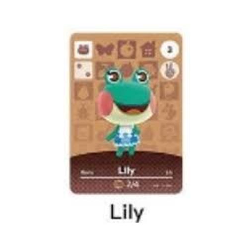 Mini Carte Nfc Amiibo Animal Crossing New Horizons Lily 3 Compatible Avec Nintendo Switch Lite Wii U 3ds