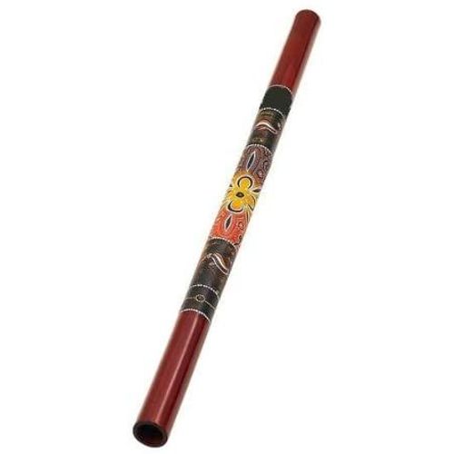 Didgeridoo Deluxe En Bambou Décoration Aborigène, Accordé En Do (130cm) + Housse