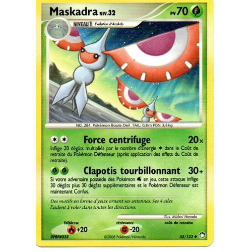 Pokémon Maskadra 55/123 De 2008 Peu Commune En Français