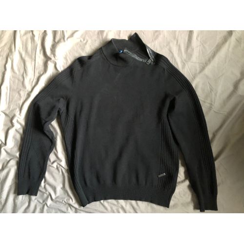 Cerruti 1881 Pull Col Cheminée Homme Noir Pull Noir Cerruti Col Roulé