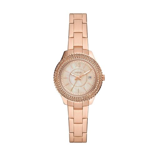 Montre Femme Fossil Stella En Acier Rose