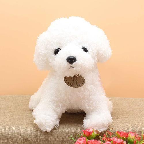 Peluche Chien Caniche 18/25 Cm, Jouets, Animal Mignon, Poupée Soufflée, Cadeau De Noël