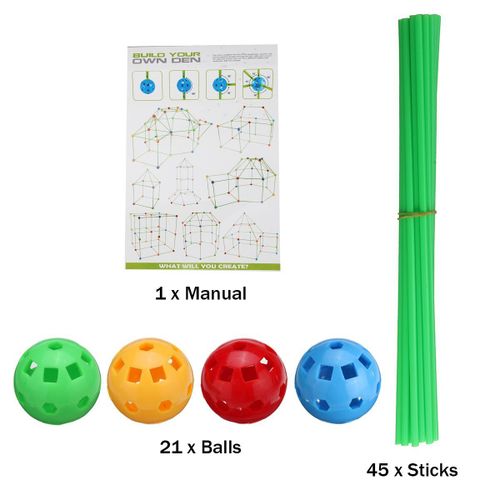 Kit De Construction De Fort Pour Enfants, Tentes, Château, Tunnel, Maison De Jeu, Jouets, Cadeaux