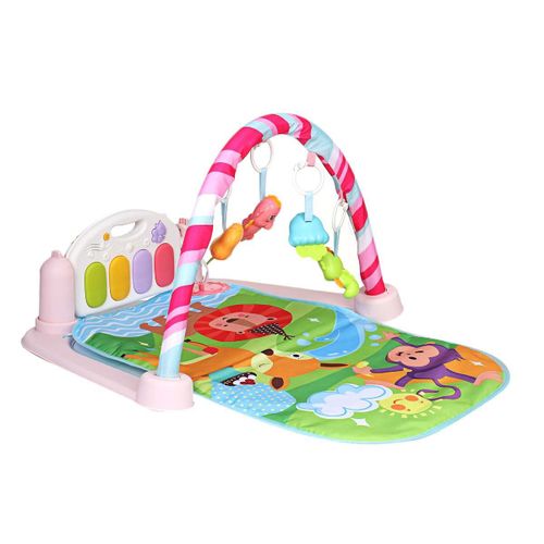 Tapis De Jeu Pour Bébé 5 En 1, Jouet À Pédale, Piano, Musique, Avec Animal Mignon, Couverture De Gymnastique