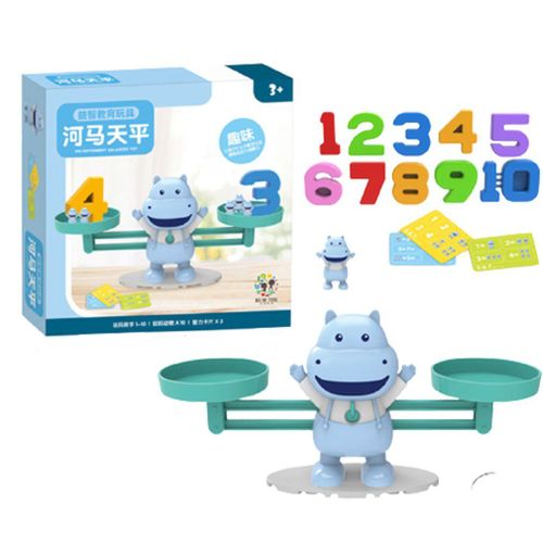 Nouveau Jouet D'équilibre Animal Mignon Petite Taille Enfants D'âge Préscolaire Montessori Cadeaux Nombres Apprentissage Jeu Éducatif Vache