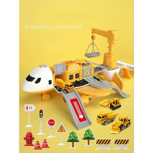 Avion De Transport De L'armée De L'air, Jouet Pour Enfants, Simulation De Musique De Déformation, Piste D'inertie, Avion De Grande Taille, Passager Pour Enfants