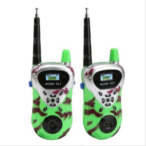 Walkie-Talkie Électroniques Portables Pour Enfants, Longue Portée, Cadeau D'anniversaire Ou De Noël, 2 Pièces