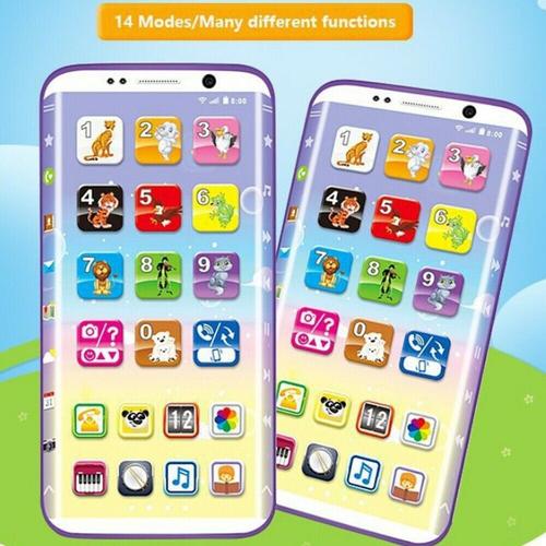 Jouet de téléphone pour Enfants, téléphone Portable à écran Tactile