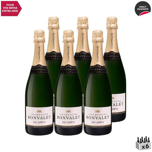 Bonvalet Champagne Brut Suprême Blanc X6