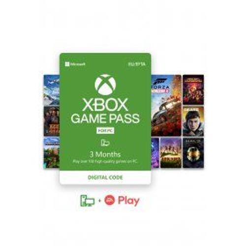 Pc Game Pass - Abonnement 3 Mois - Jeu En Téléchargement - Ordinateur Pc