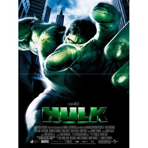 Hulk - Affiche Originale De Cinéma - Format 40x60 Cm - Un Film De Ang Lee Avec Eric Bana, Jennifer Connelly, Sam Elliott, Josh Lucas, Nick Nolte - Année 2003