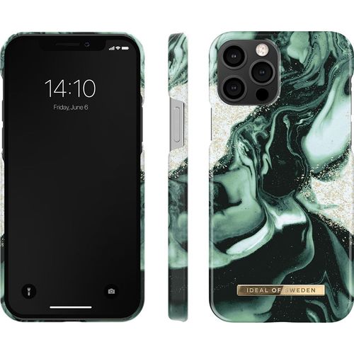 Coque Fashion Golden Olive Marble Pour Iphone 12 / 12 Pro Ideal Of Sweden