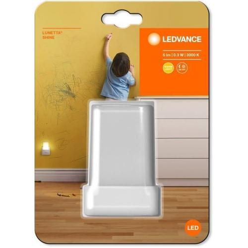 LEDVANCE veilleuse LED pour prise, LUNETTA® Shine / 0,28 W, 220?240 V, Warm White, 3000 K, Matériau: Polycarbonate (PC)