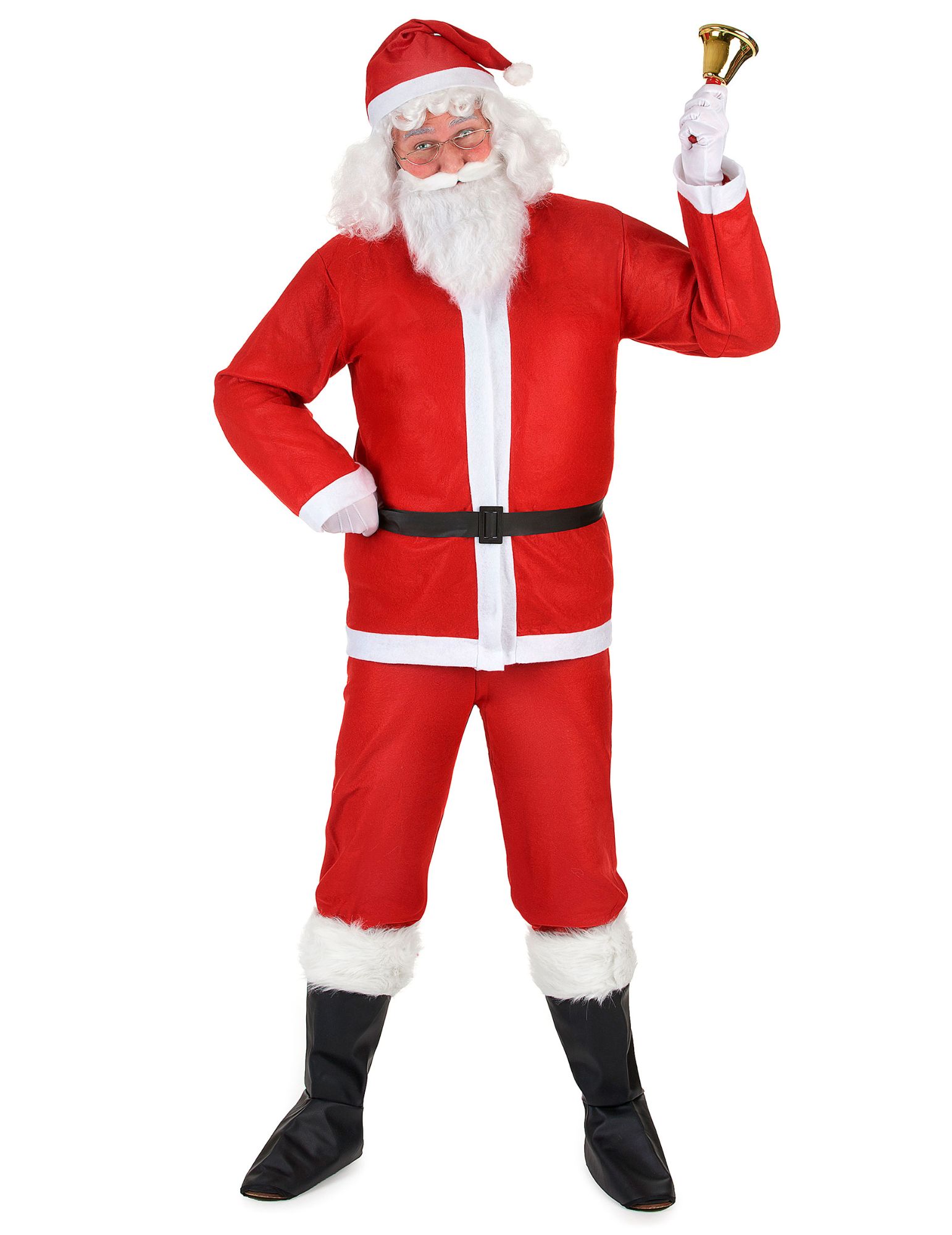 Hommes Affaire Père Noël Noël Costume Déguisement Grande Taille