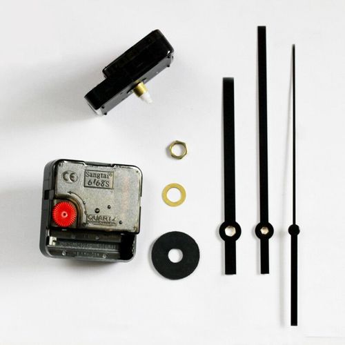 Mouvement À Quartz 6168s,Axe De Vis De 6mm De Longueur,Mouvement De Balayage En Plastique Avec 1 - Mains Noires,Accessoire D'horloge,Kits D'horloge - Type 6mm Screw