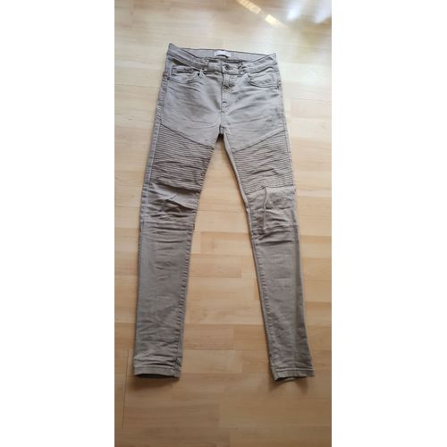 Pantalon Jean Beige Zara 11-12 Ans