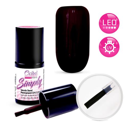 Vernis Semi Permanent Uv / Led Simply 1 Couche 5ml 