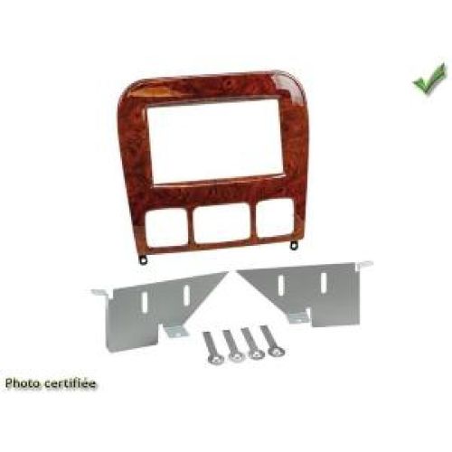 Kit 2din Mercedes Compatible Avec Mercedes Classe S W220 1998 A 2005 Finition Effet Ronce De Noyer
