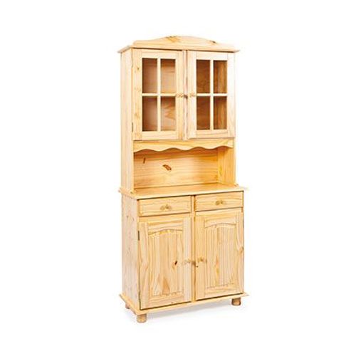 Buffet Vaisselier 4 Portes Et 2 Tiroirs En Pin Massif - Chamonix