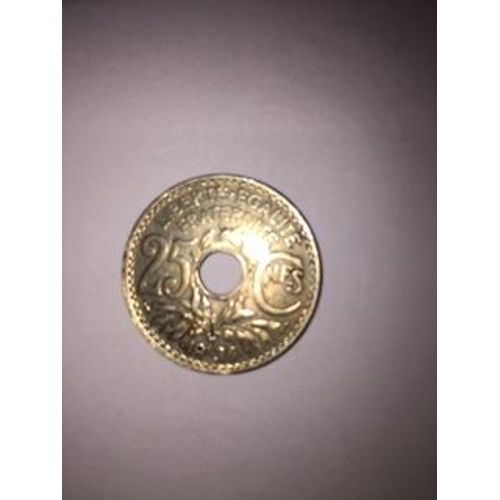 Pièce 25 Centimes Lindauer Cupronickel