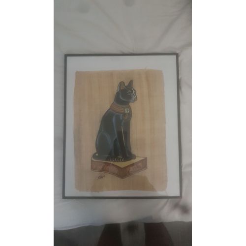 Papyrus Égyptien Déese Chat